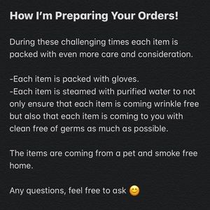 Preparation of orders